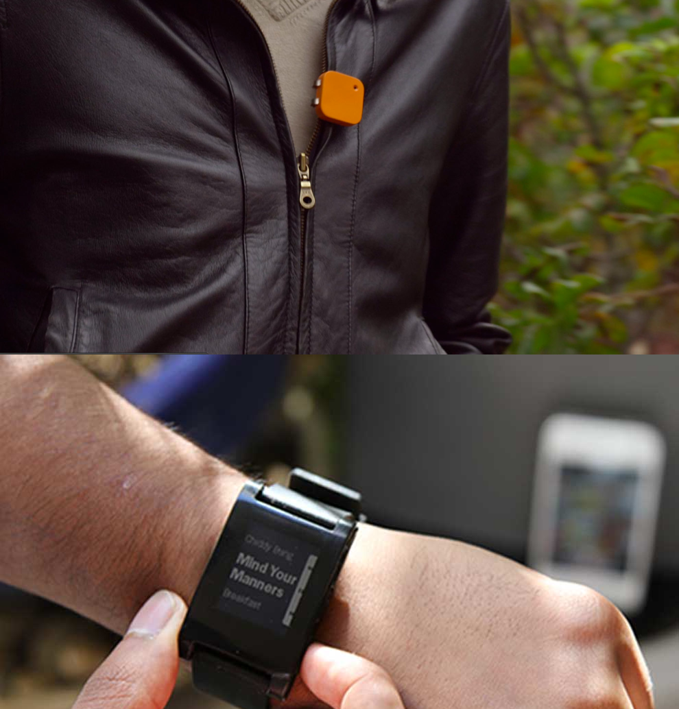 위: 메모토, 아래: 페블 (사진 출처: 각사 홈페이지)