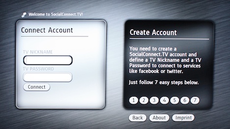 Uppleva SocialConnect.TV Screen